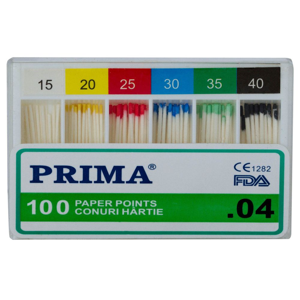 Conuri hartie .04, PRIMA, nr.15-40, diverse culori, 100 bucati