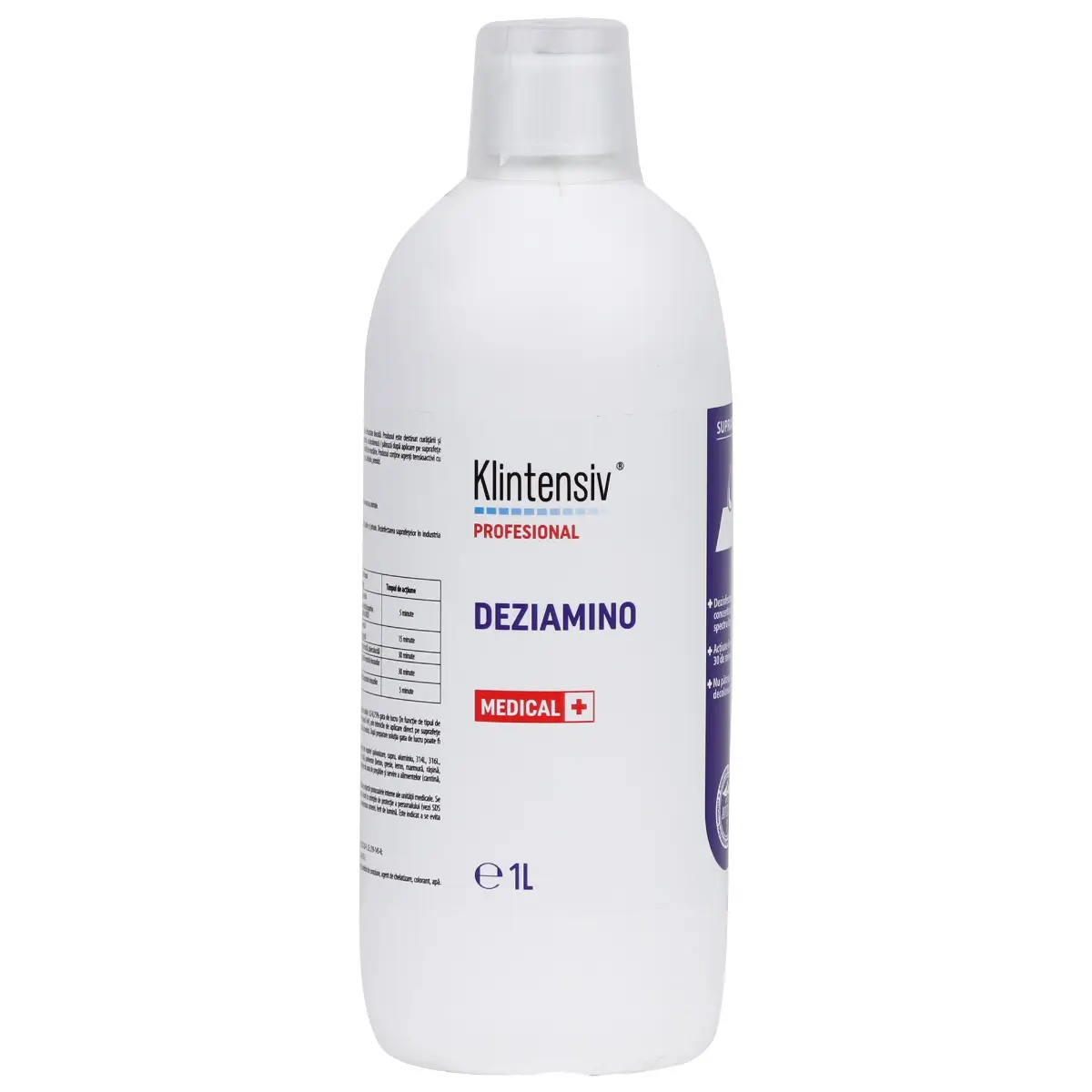 Dezinfectant concentrat pentru suprafete, fara clor, DEZIAMINO, 1L