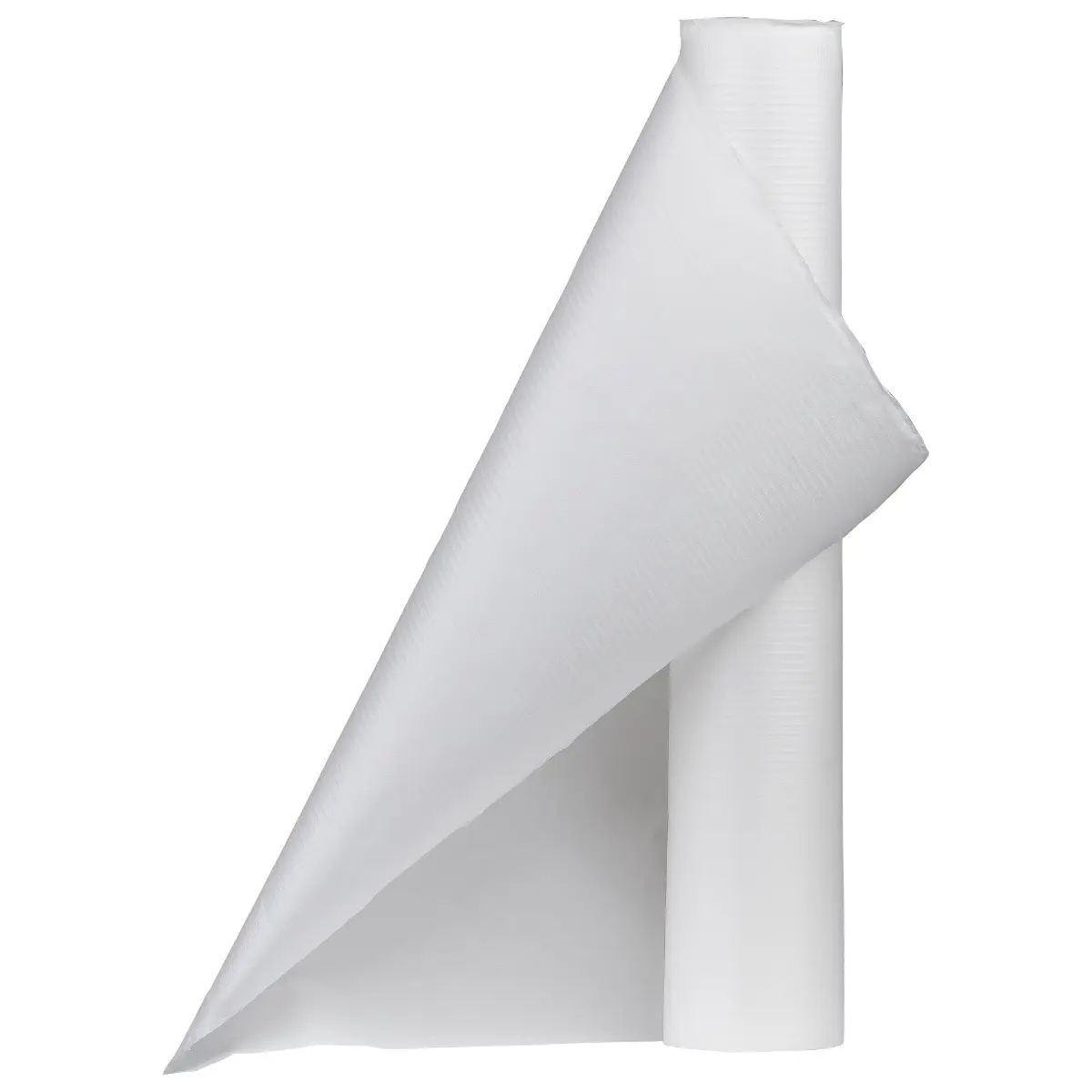 Cearceaf unica folosinta combinat polietilena si hartie, 2 straturi laminate, 58cm x 50m, alb, pentru spa, saloane infrumusetare, impermeabil