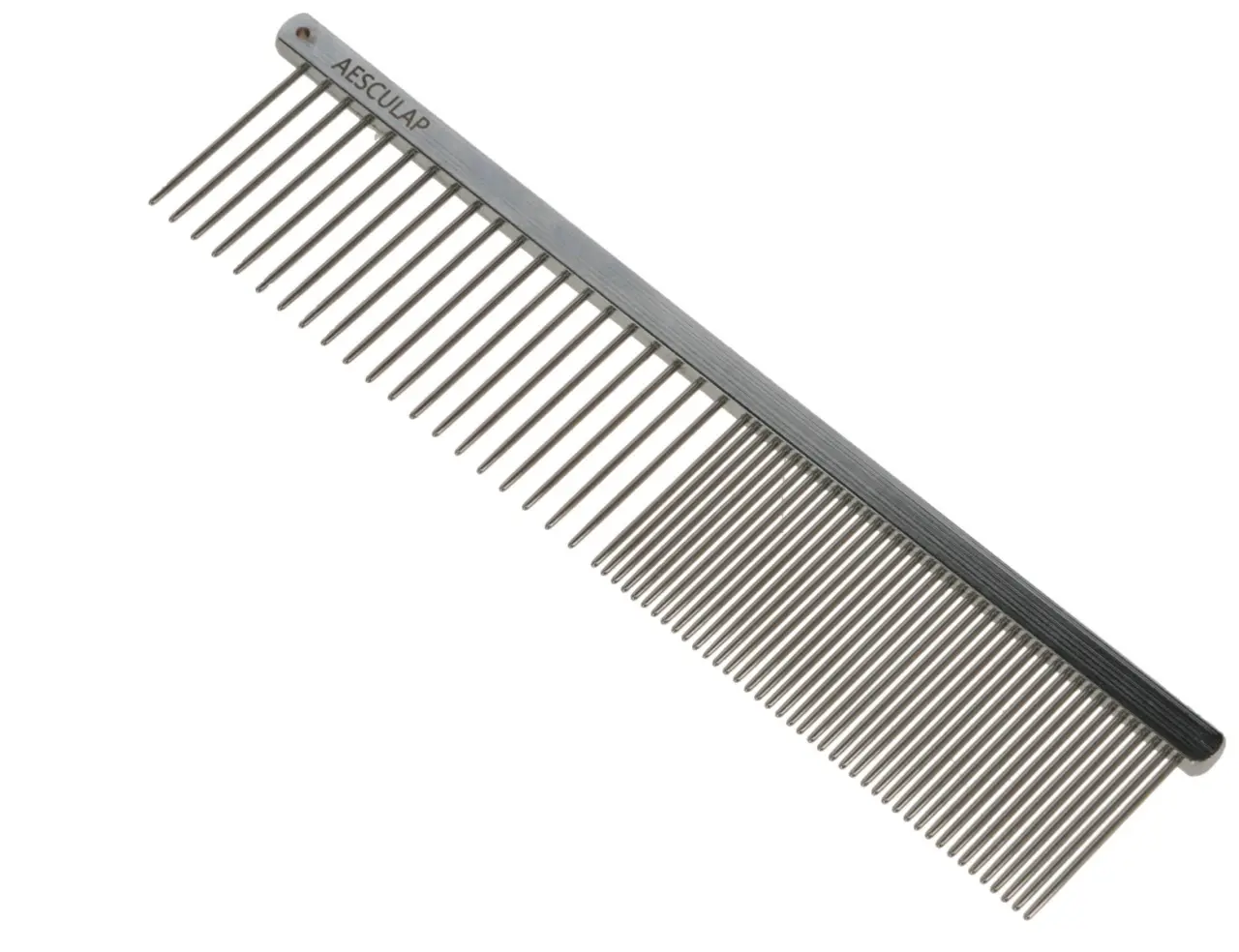 Pieptene metalic animale AESCULAP din otel inox, 190x40mm