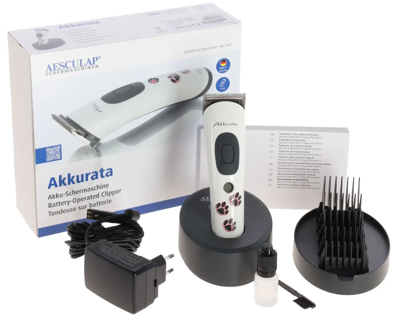 Masina de tuns animale, AESCULAP GT405, fara fir