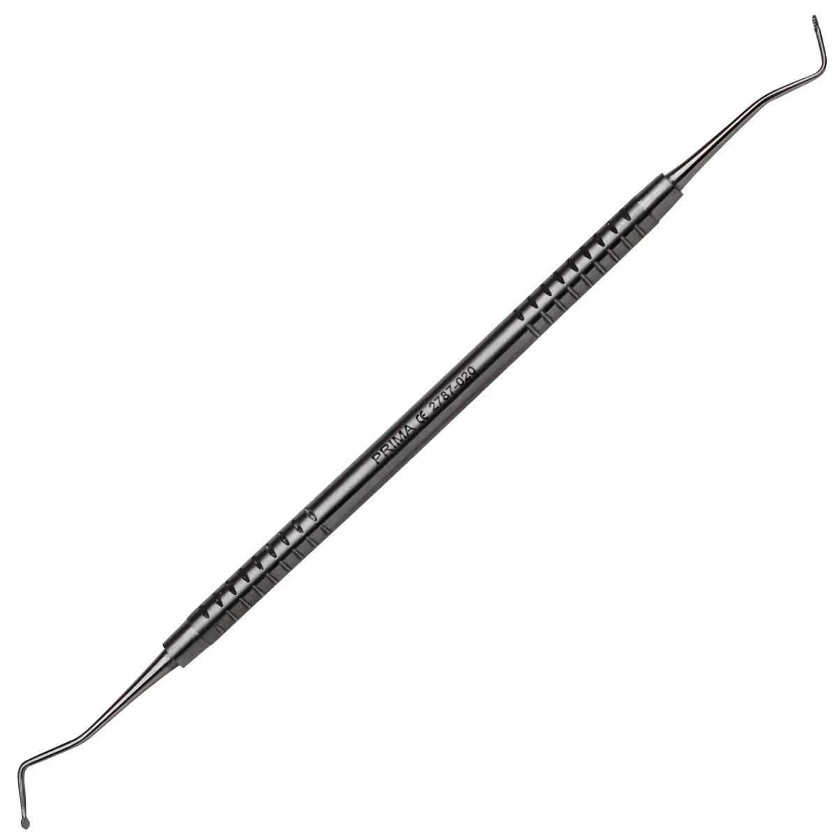Instrument fir retractie gingivala PRIMA, 0.20mm distanta dinti, 2 capete rotunde Ø 1.5mm, lungime 12cm, otel inox