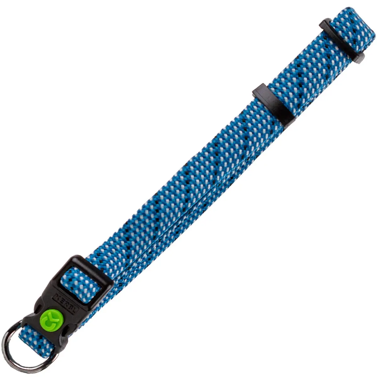 Zgarda pentru caini medii albastra 35-55 cm, latime 20 mm, reglabila, nylon-polipropilena, durabila, Colorado