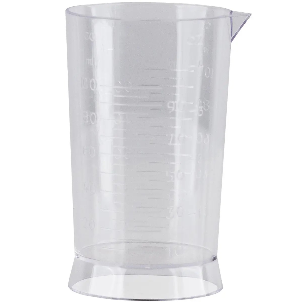 Pahar gradat din plastic, transparent 100ml