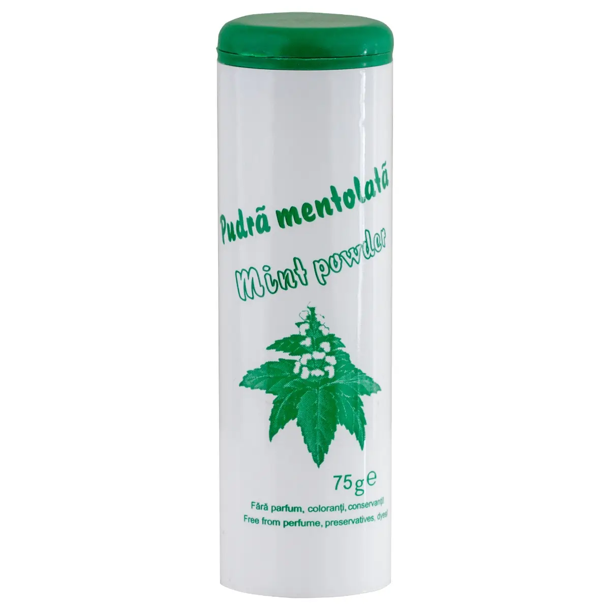 Pudra mentolata racoritoare 75g - pentru zone iritabile, cu efect calmant si antimicrobian, absorbtie rapida