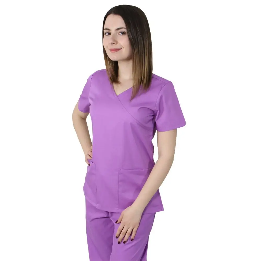 Bluza dama MIRA Premium lila - Uniforma Medicala