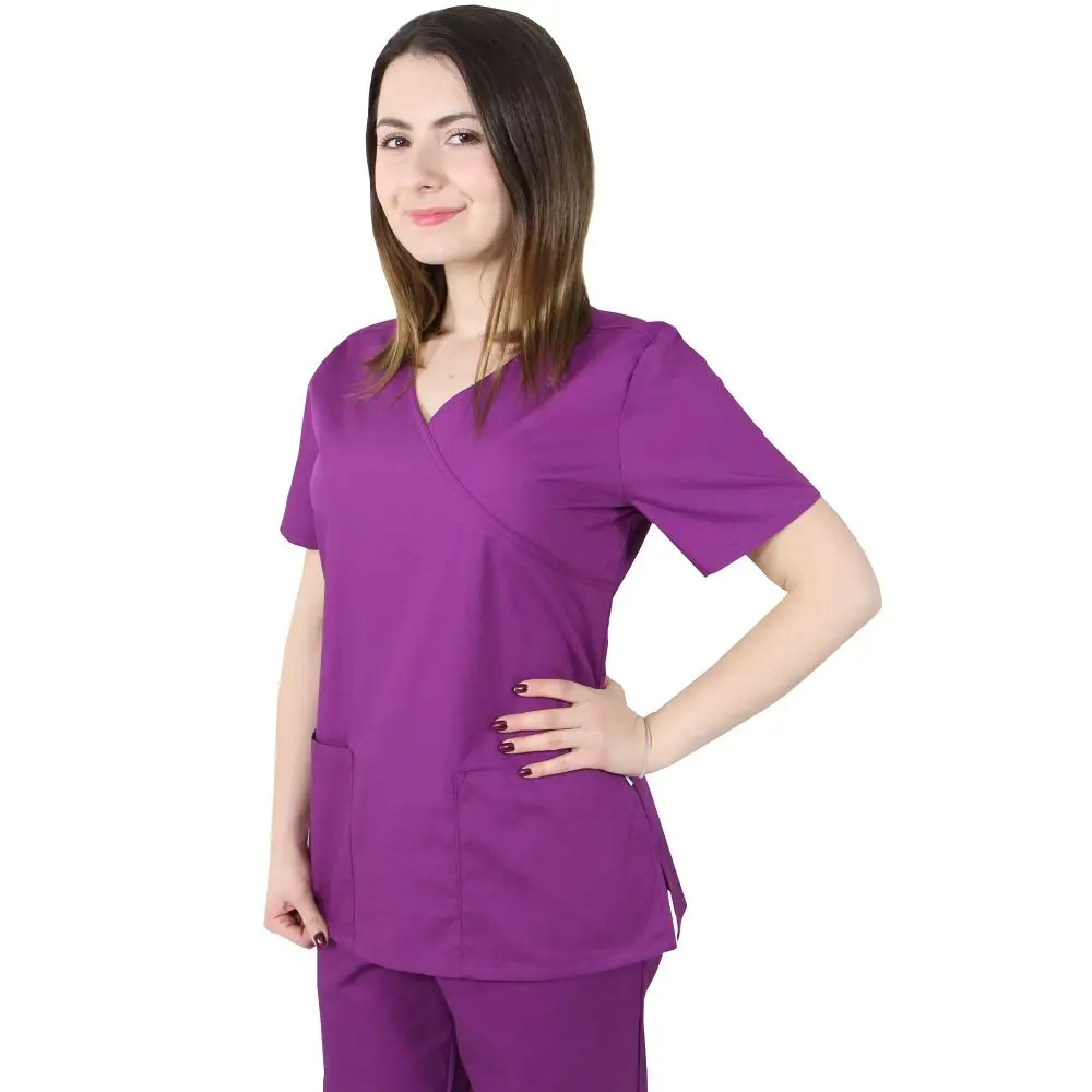 Bluza dama MIRA Premium mov - Uniforma Medicala