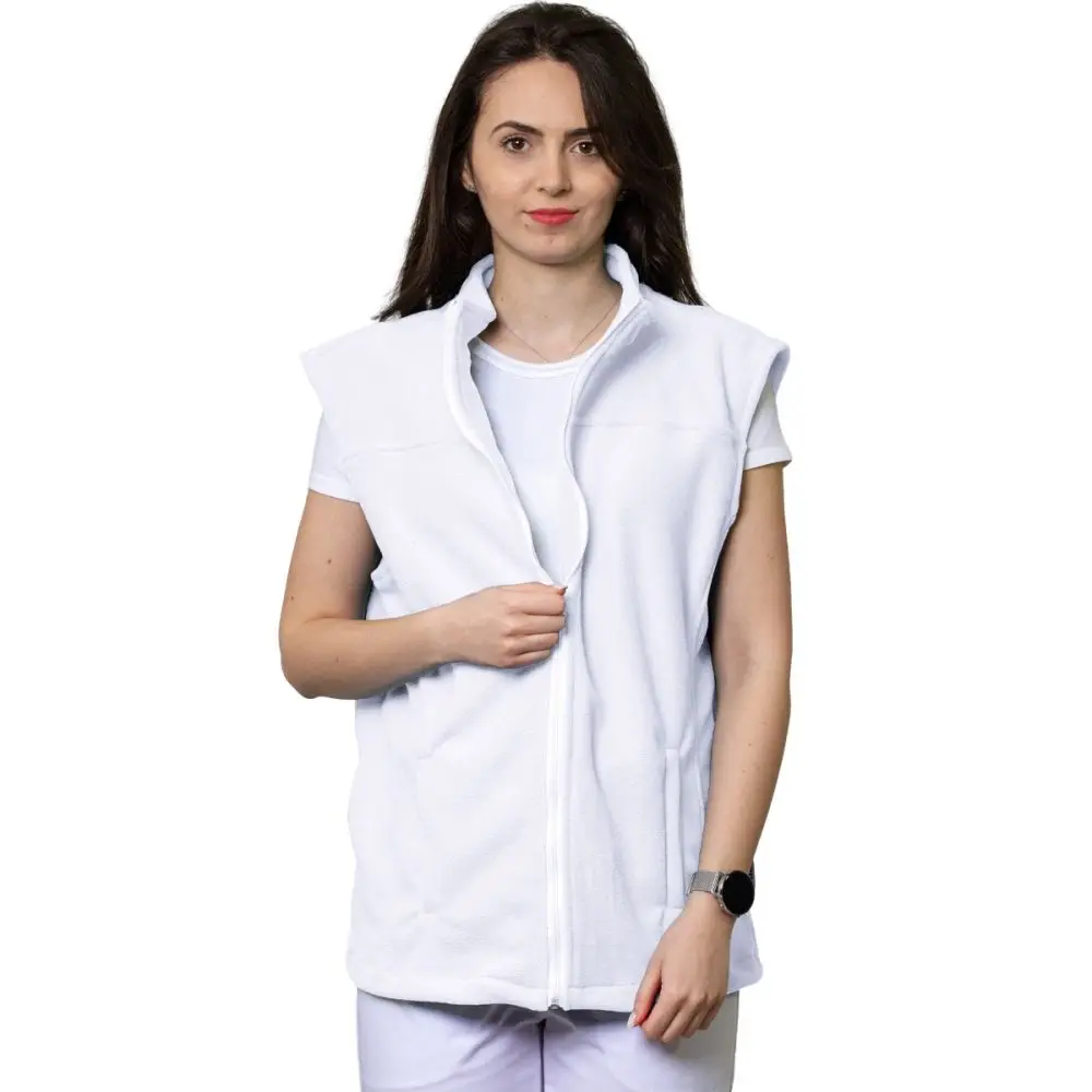 Vesta polar medicala VIO, unisex, alba