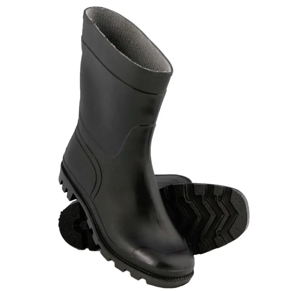 Cizme de lucru impermeabile, din PVC, negre, marimi 36-46