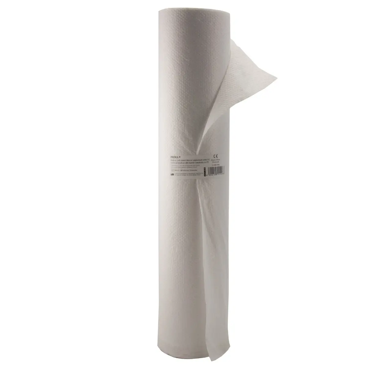Cearceaf unica folosinta laminat din hartie si polietilena, 50cm x 50m, alb, 2 straturi laminate, perforat, pentru saloane masaj, clinici, steril, impermeabil, PRIMA