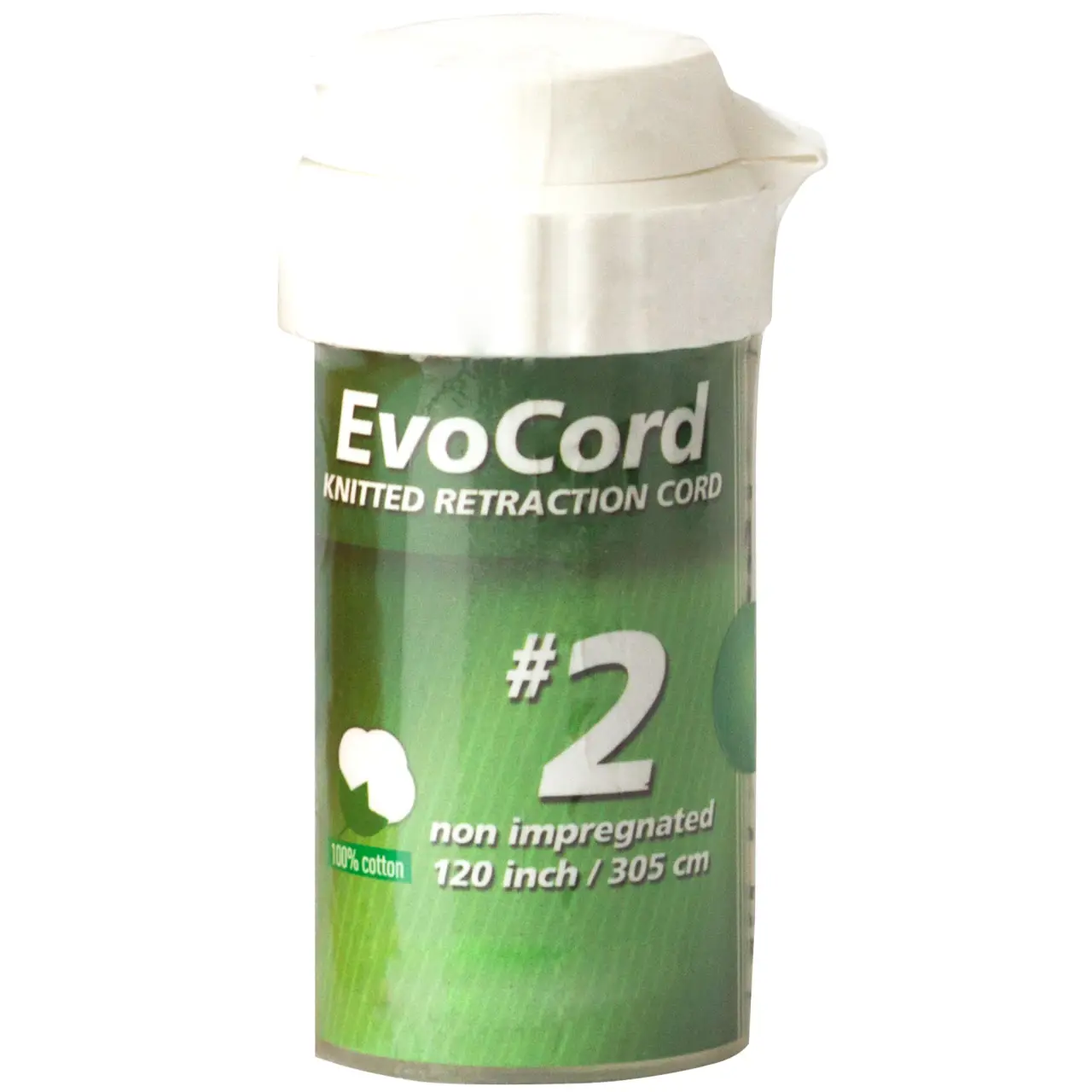 Snur retractie gingivala, gros (2), verde-alb