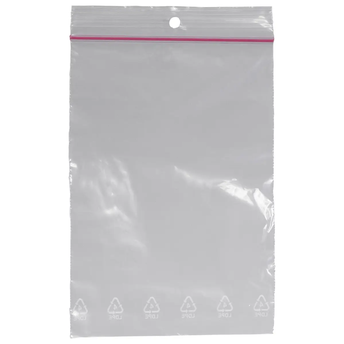 Pungi cu fermoar ZIPLOCK PRIMA 200x250 mm, transparente, reutilizabile pentru ambalare si depozitare, set 100 bucati