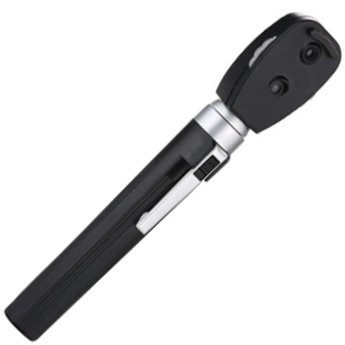 Oftalmoscop Xenon Halogen profesional, negru, corectie dioptrica -20/+20, 5 deschizaturi