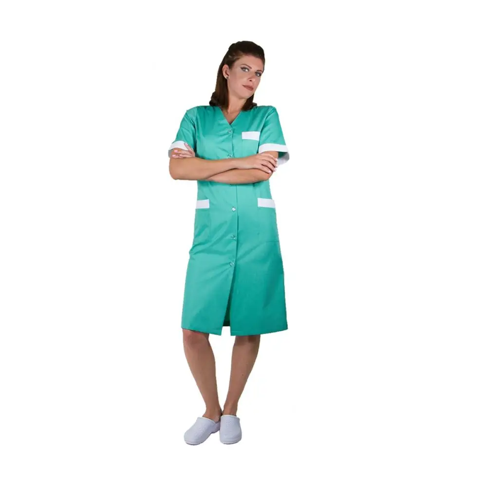 Halat lung camerista ZOE Premium verde deschis