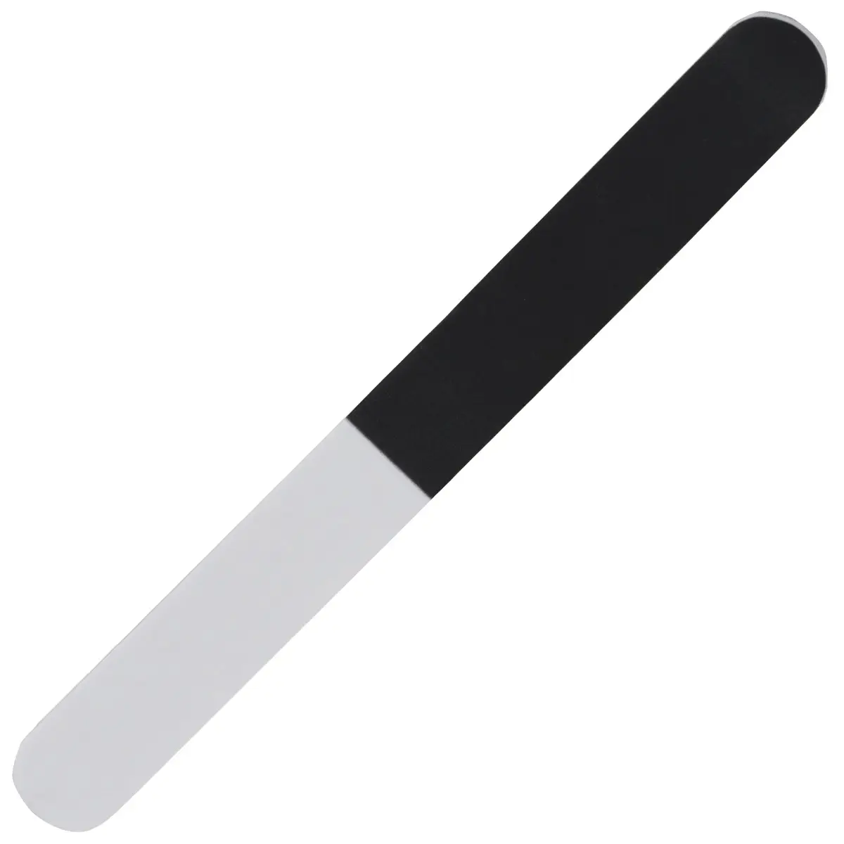Buffer de unghii PRIMA, pentru pilit/lustruit, alb/negru, 18cm