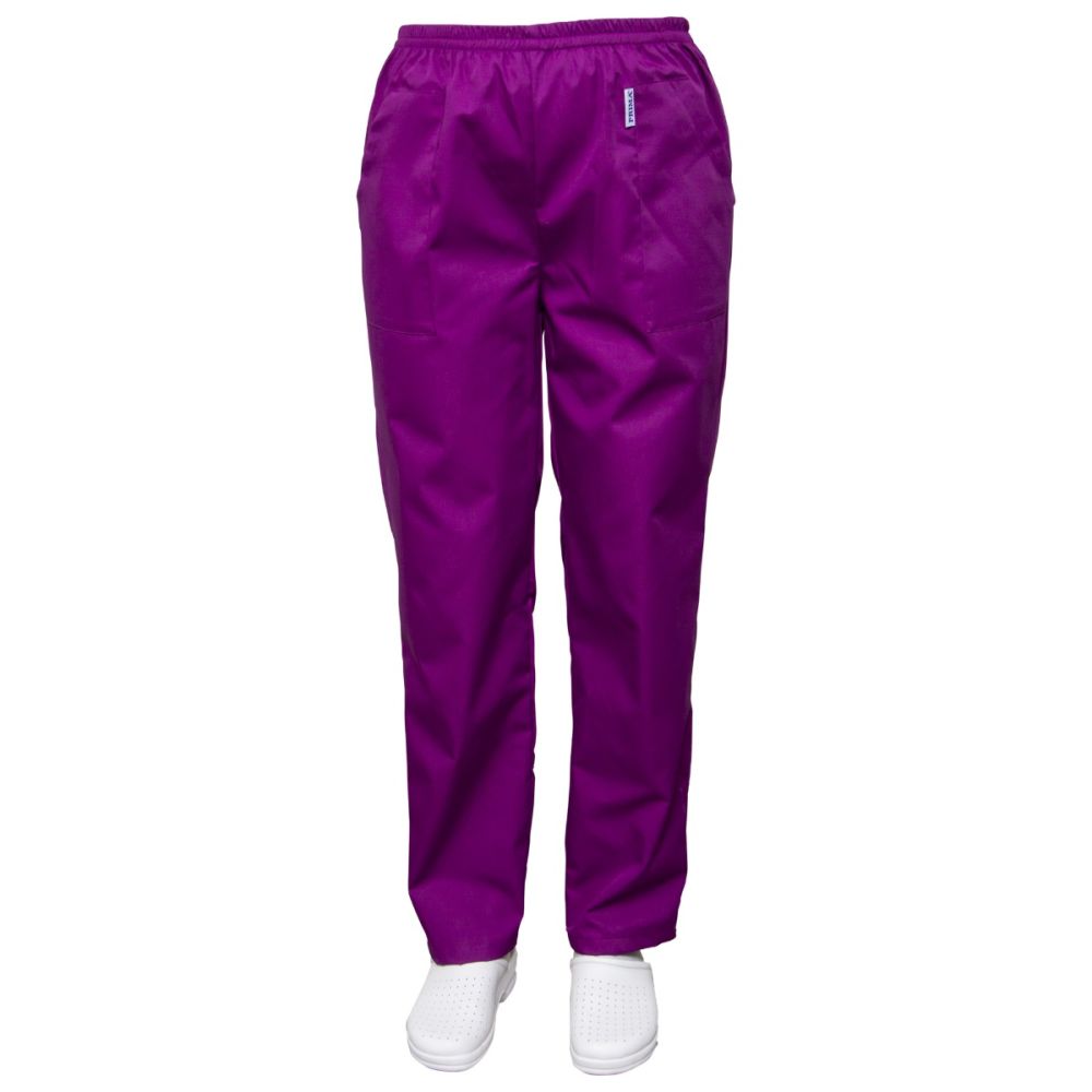 Pantaloni medicali unisex SAVA Clasic, 140 g/m2, mov