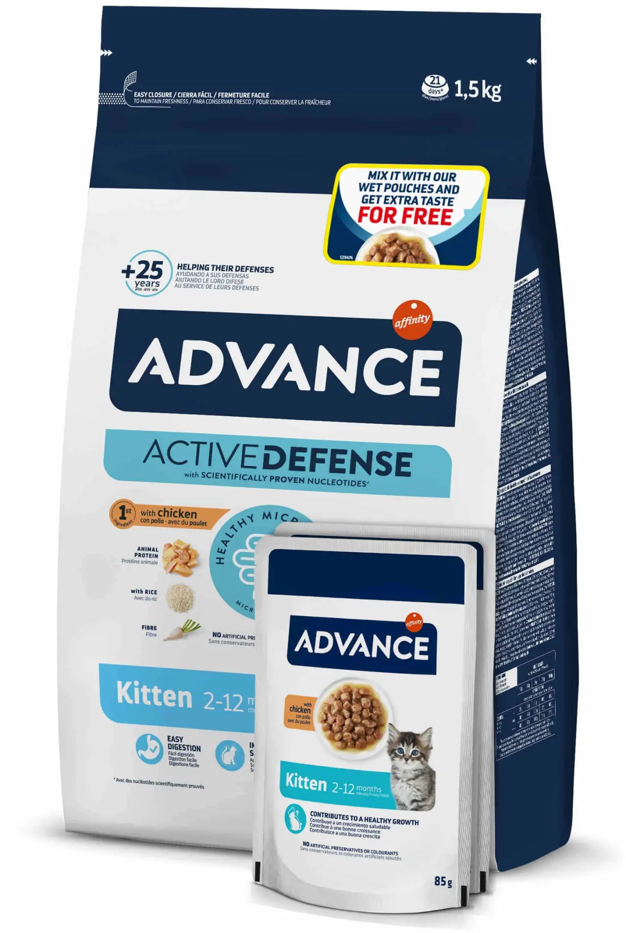 AFFINITY ADVANCE Kitten - Hrană uscată pentru pisicuţe, cu Pui şi Orez