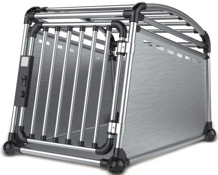 ALL FOR PAWS Cuşcă de transport Travel Dog, aluminiu, L - 63x88x68cm