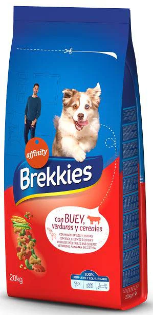 BREKKIES Vită, legume şi cereale, 20 kg