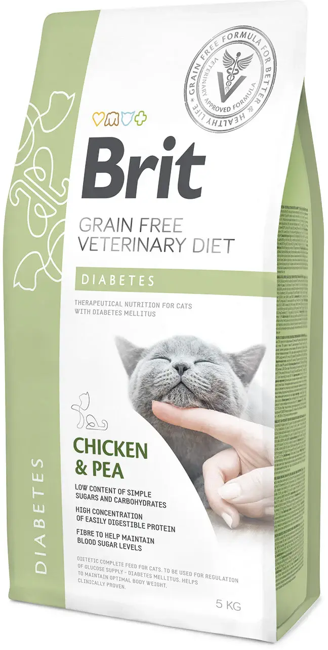 BRIT VD Diabetes pentru pisici, reglarea aportului de glucoză