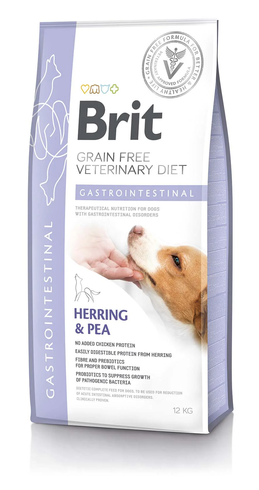 BRIT VD Gastrointestinal câini, reducerea tulburărilor intestinale de absorbţie