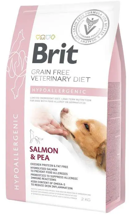 BRIT VD Hypoallergenic pentru câini, reducerea intoleranţei la hrană