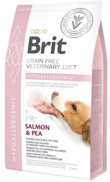 BRIT VD Hypoallergenic pentru câini, reducerea intoleranţei la hrană