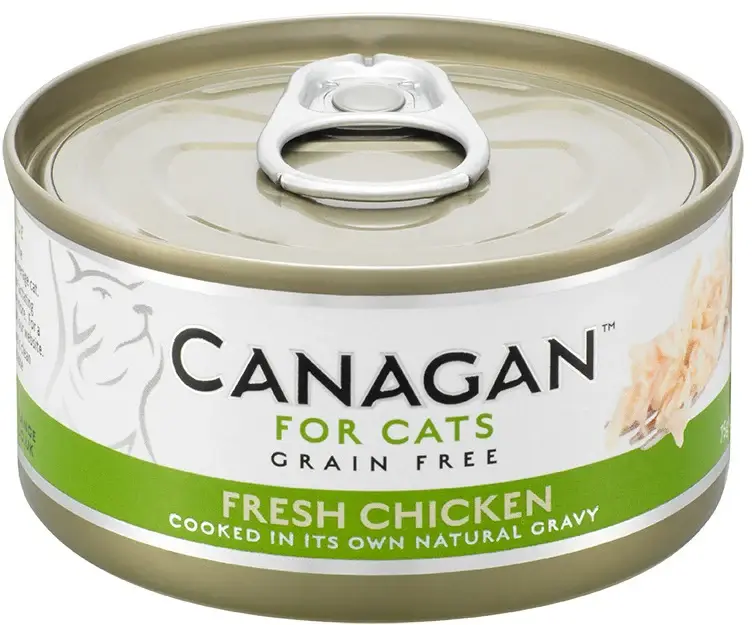 CANAGAN Conservă pentru pisici, cu Pui 75g