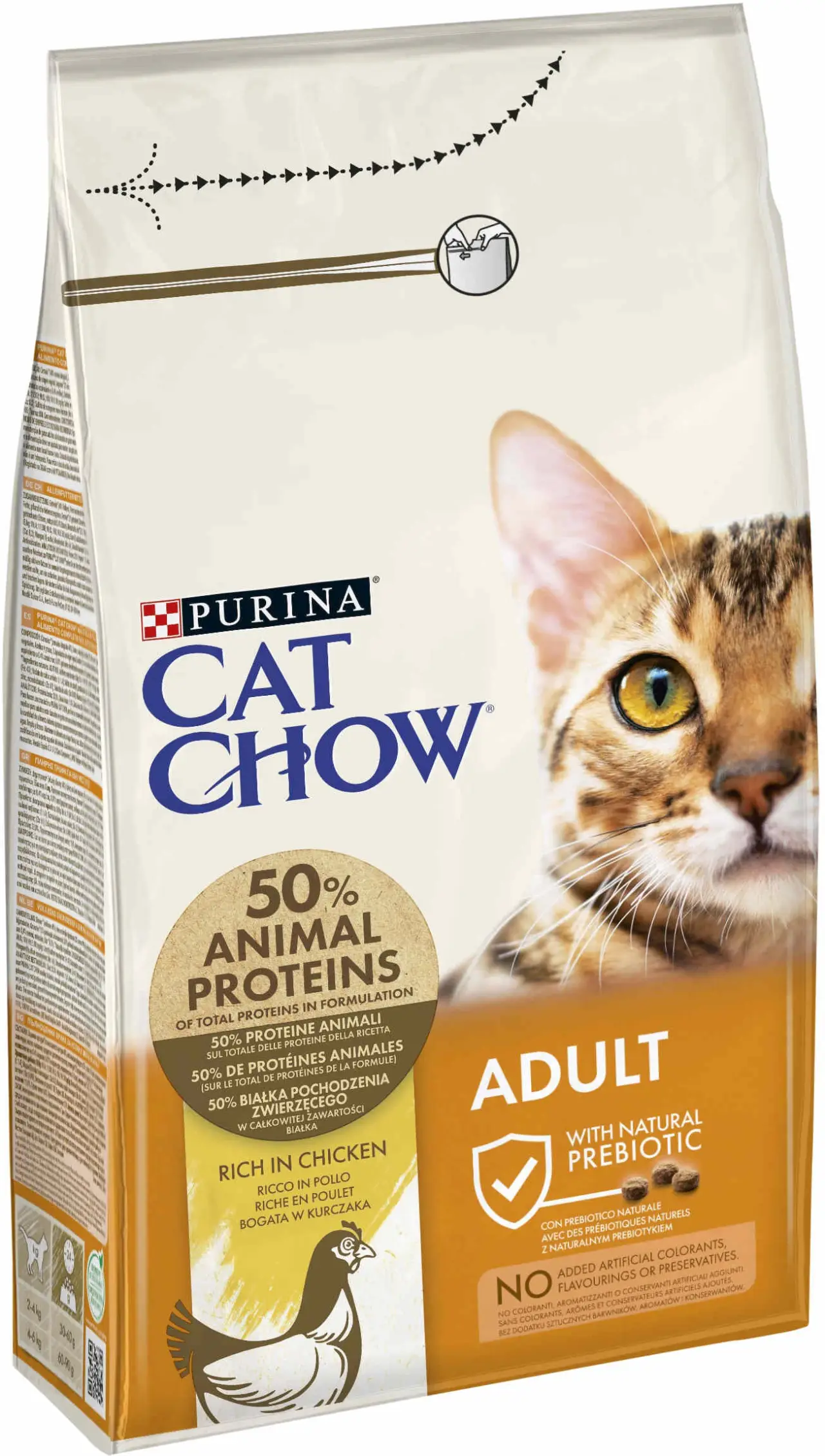 CAT CHOW Hrană uscată pentru pisici Adulte, cu Pui