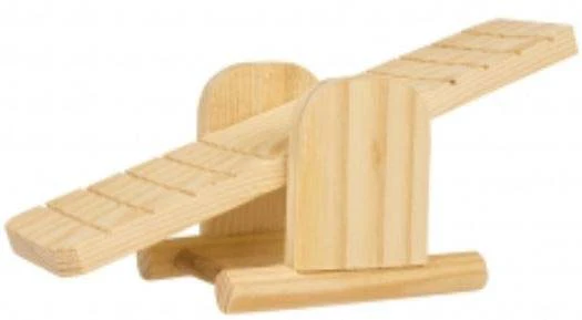 DUVO+ Balansoar din lemn pentru hamsteri 22x8x7,5cm