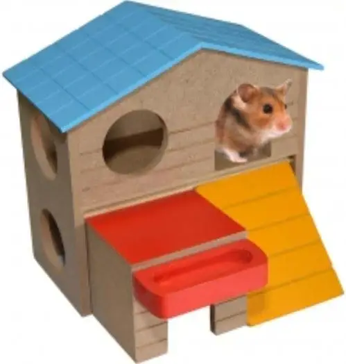 DUVO+ Vilă din lemn pentru hamsteri