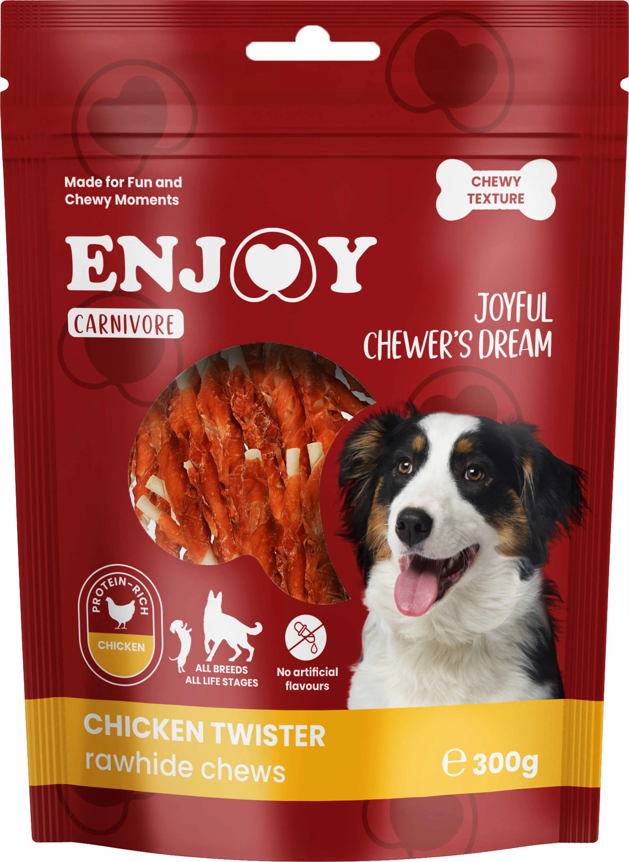 ENJOY Recompense pentru câini CARNIVORE, Sticks cu pui