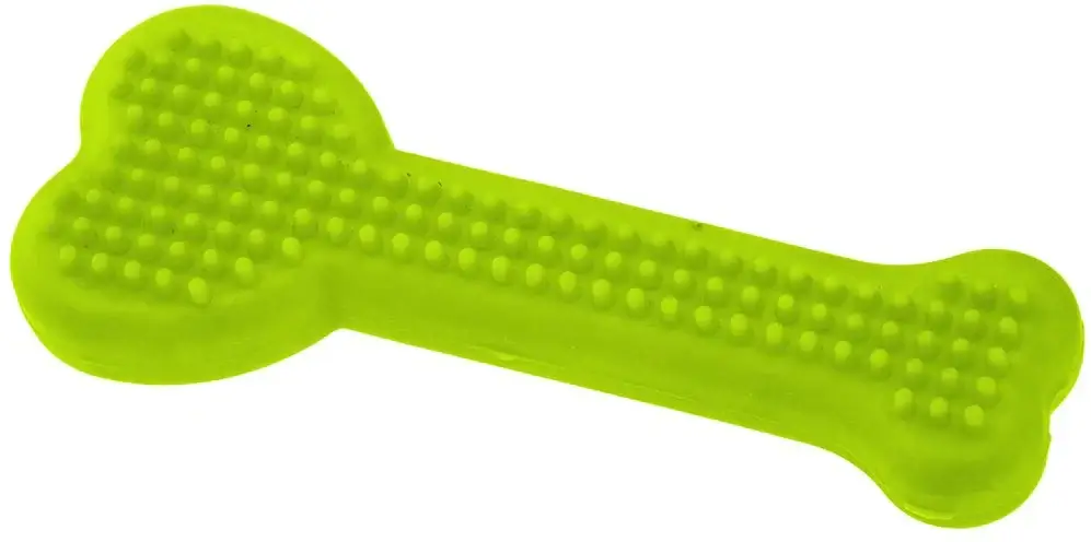 FERPLAST Jucărie pt câini în formă de Os Dentiţie, plastic, M,14x5,8x2cm,div cul