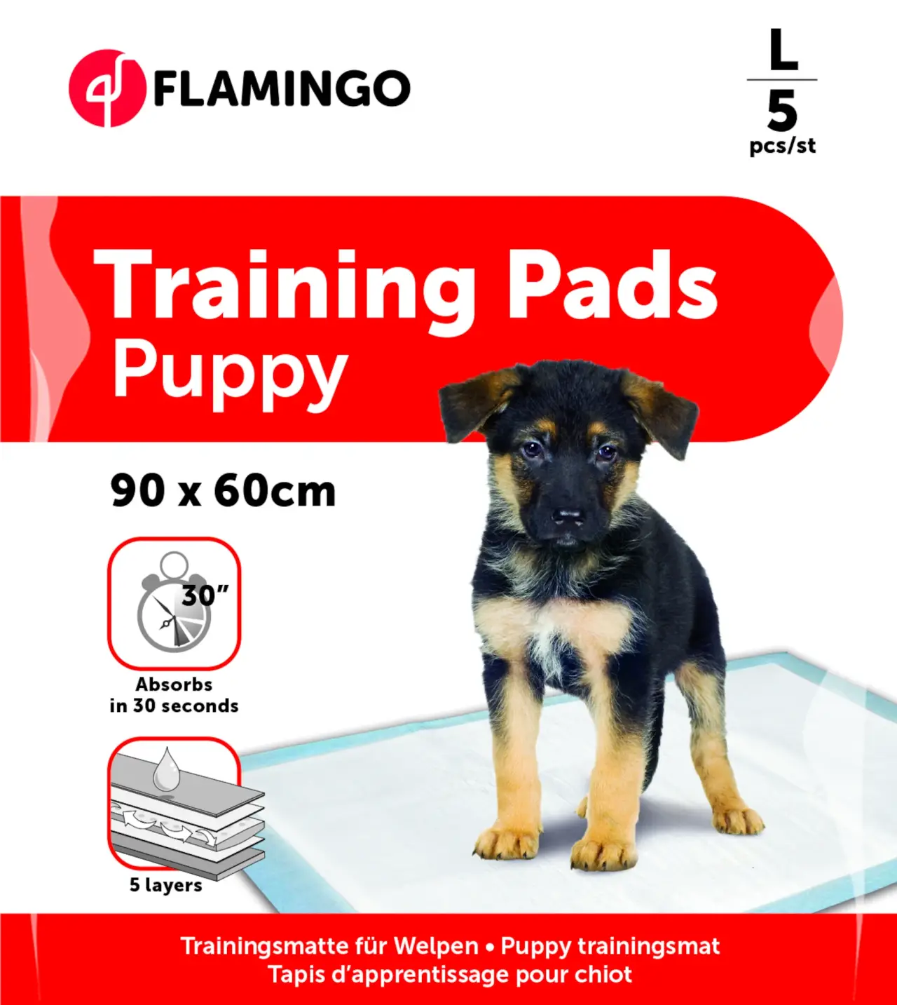 FLAMINGO Covoraşe absorbante pentru oliţa căţeilor, Potty Pads