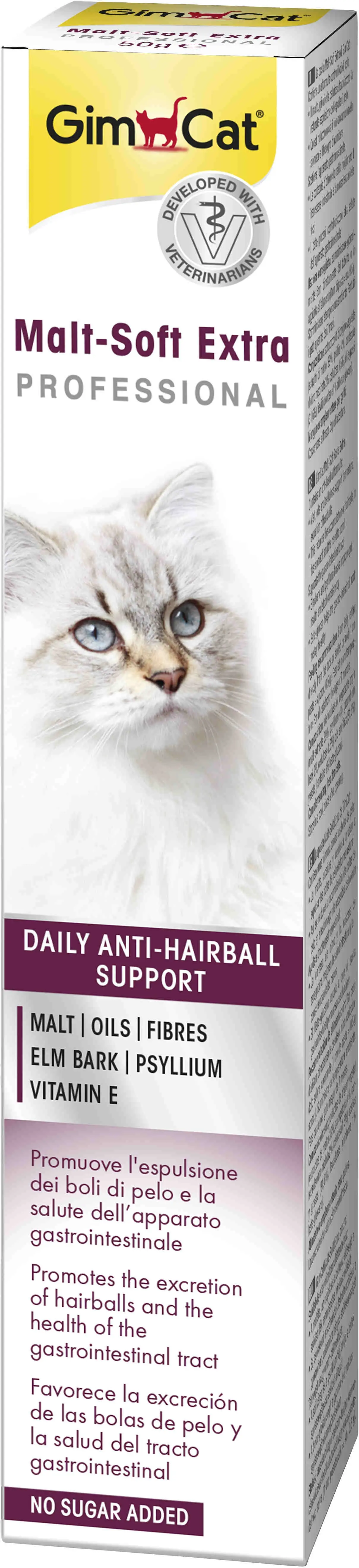 GIMCAT Pastă Malt-Soft Extra pentru pentru eliminarea ghemelor de păr