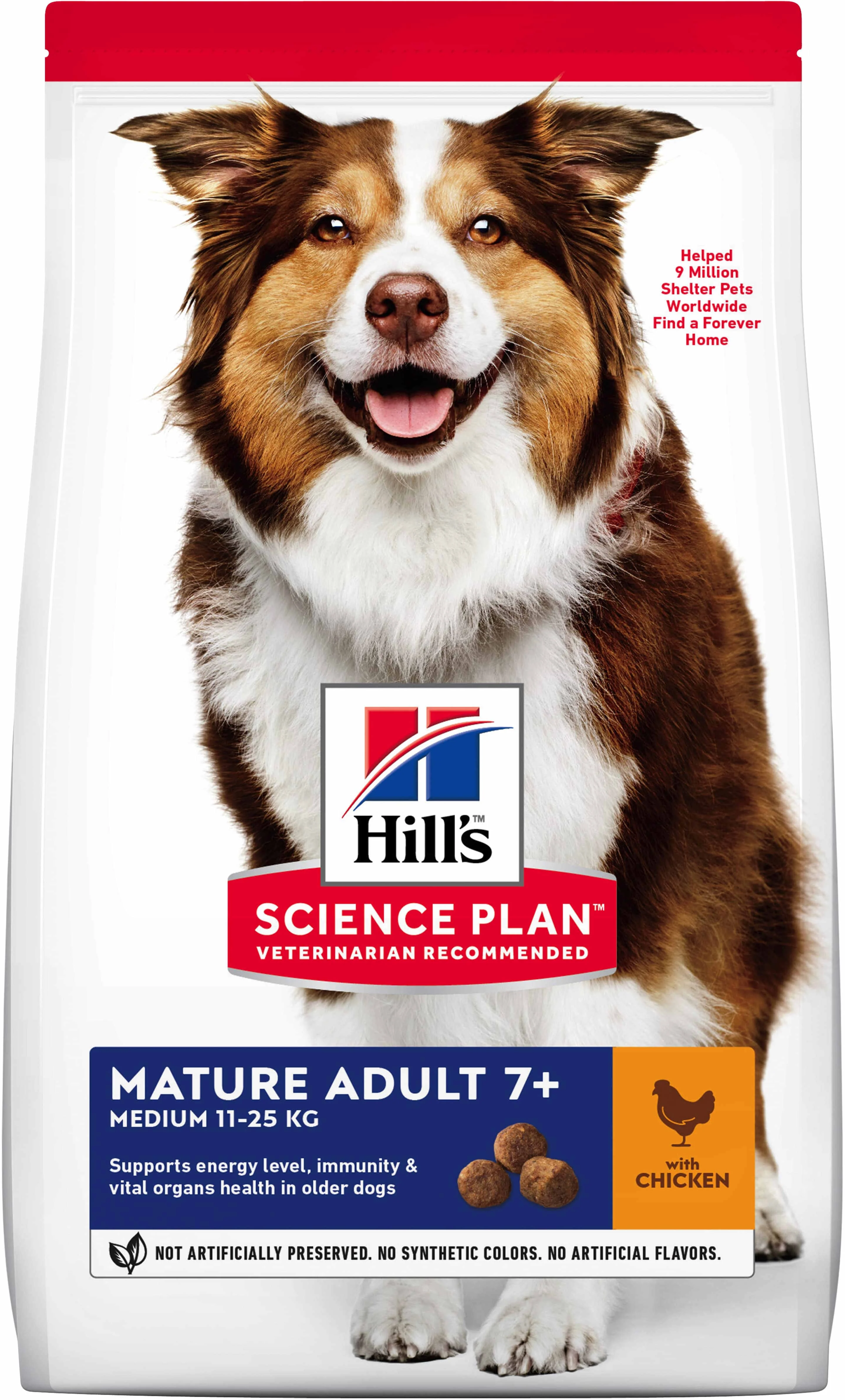 HILL's Canine MATURE Talie Medie cu Pui
