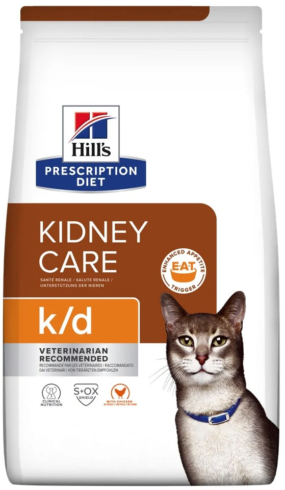 HILL's PD FELINE K/D Hrană uscată pentru boli renale