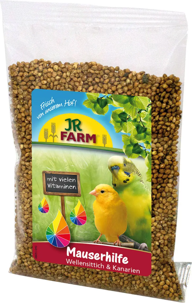 JR FARM Moulting Help, hrană complementară păsări, în perioada de năpârlire 30g