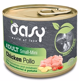 OASY Conservă pentru câini, Small/Mini, cu Pui, fără cereale 200g