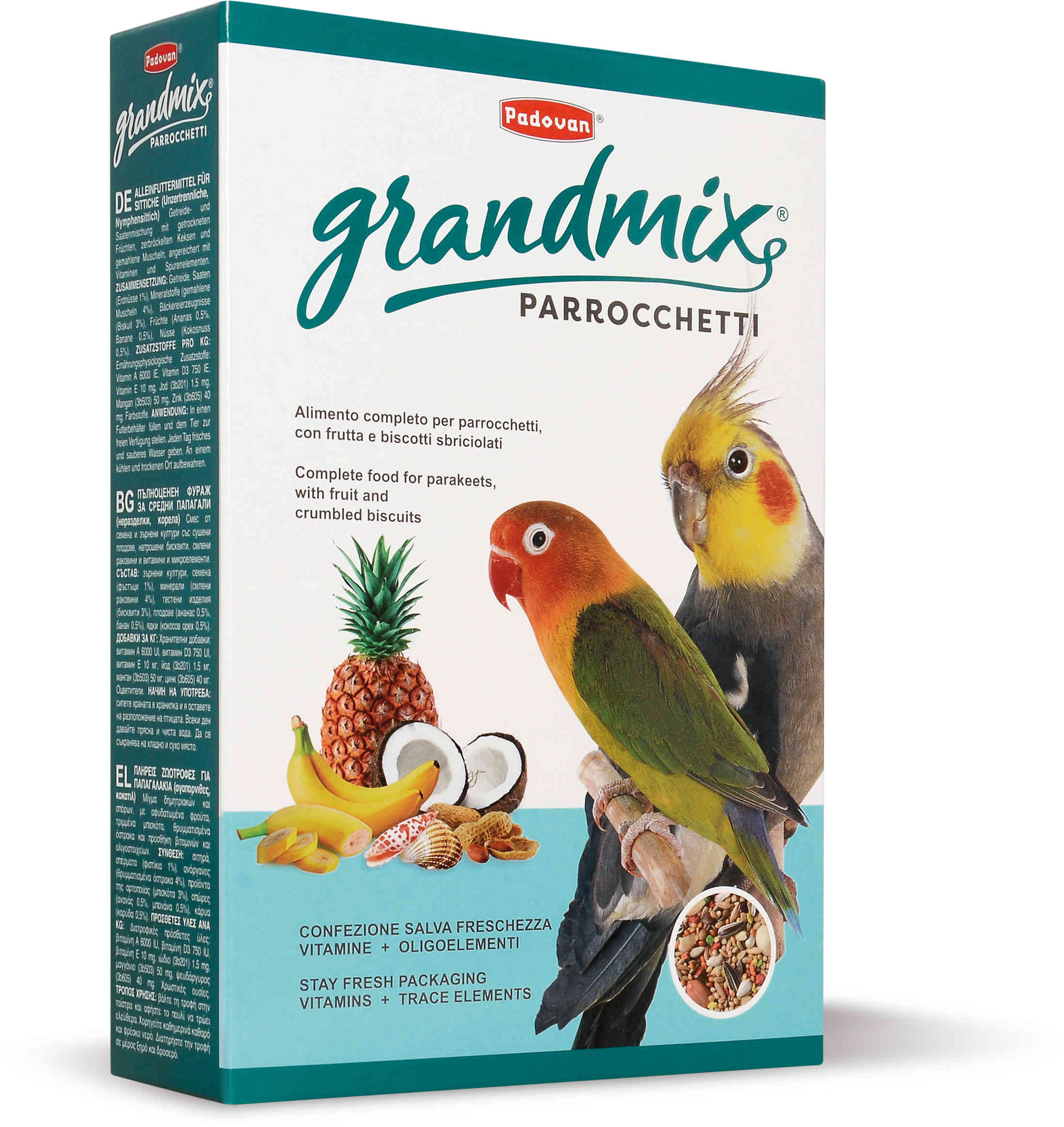 PADOVAN GrandMix, Hrană pentru nimfe