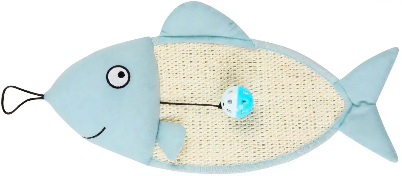 PAWISE Suport pentru ascuţit ghearele, Fish, 42x20x6cm