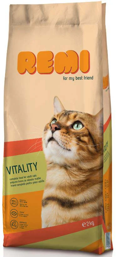 REMI Vitality, hrană uscată pentru pisici adulte 2kg