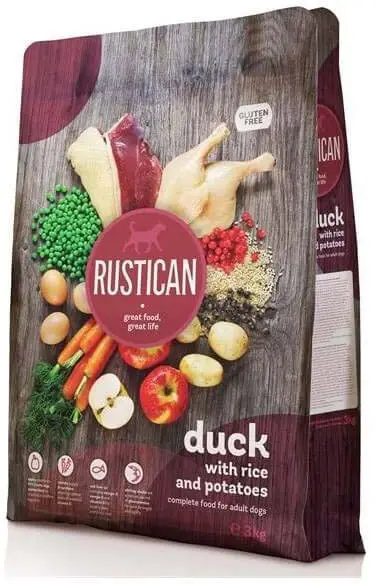 RUSTICAN Raţă cu Orez şi Cartofi, fără gluten