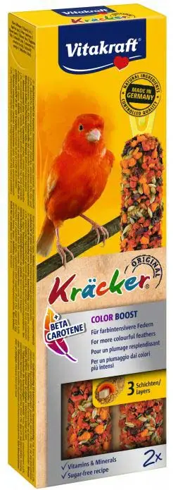 VITAKRAFT Baton pentru canari Color Boost, intensif. culorii penelor 2buc, 54g
