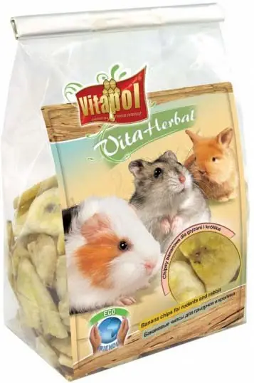 VITAPOL Herbal Hrană suplimentară pentru rozătoare Banană deshidratată 150g