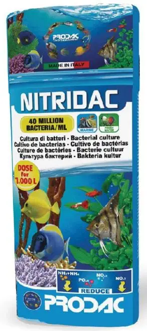 PRODAC Nitridac Cultură bacterii pentru pregătirea apei din acvarii