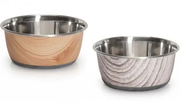 CAMON Castron cn inox, imprimeu lemn, diverse culori