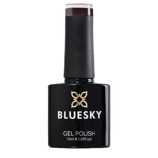 Lac de unghii semipermanent Bluesky UV Dark Burgundy 10ml