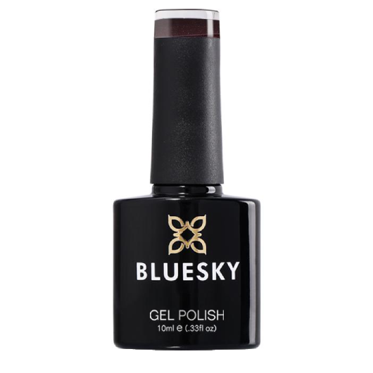 Lac de unghii semipermanent Bluesky UV Dark Burgundy 10ml