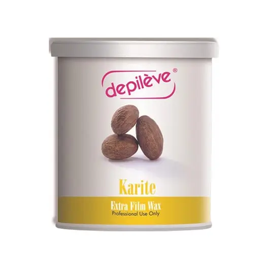 Ceara pentru epilat Depileve Karite Extra Film pentru piele sensibila si uscata 800gr